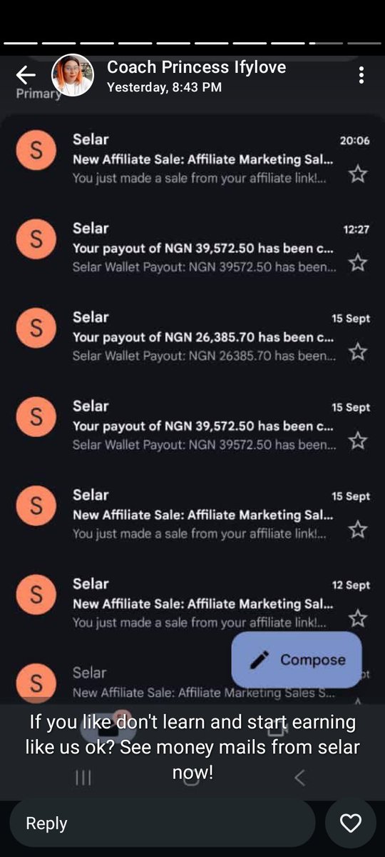 jgift3432's tweet photo. And the alert landed successful start affiliate marketing this year 2025 was one of the best decision I ever made, I remember when I use to work under somebody , no time freedom,  today I earned from home, using my smartphone, connect with me 👇
https://t.co/CLxse5si0V https://t.co/GaOGLomFJX