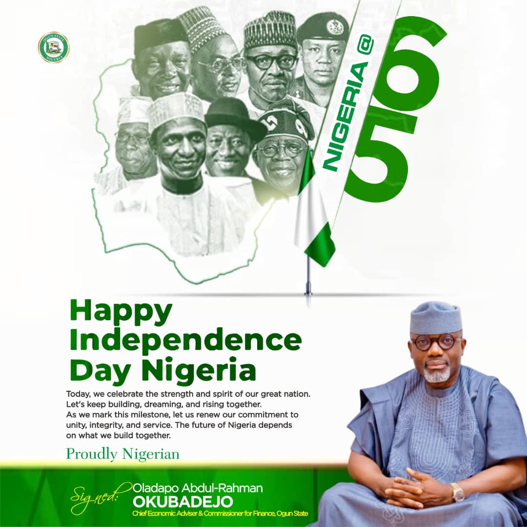CEAOGUNSTATE's tweet image. Happy Independence Day, Nigeria