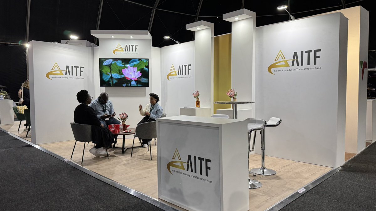 AITF_fund's tweet photo. Day 1 of the 2025 SA Auto Week (steered by @WeArenaamsa) has begun! If you’re attending, stop by our stand to explore funding opportunities that can help drive growth in the SA automotive sector.

#SAAW #SAAutoWeek #SAAW2025 #AITF #AutoFund #SAAM2035 #Africa #SouthAfrica https://t.co/p6kOd9ctc3
