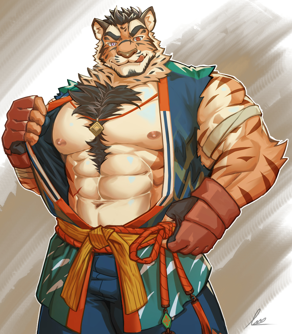 XXL的老虎師兄~WWW
#XXL猛漢町