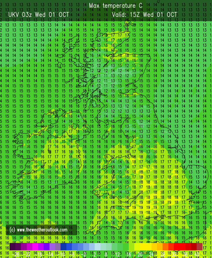 UKWXUpdates's tweet photo. Good morning guys today's weather it's a mostly #cloudy one for all but some #sunny spells are possible max temperatures of around the low to mid teens for most with a light southwesterly #wind #RT https://t.co/51wLmifikx
