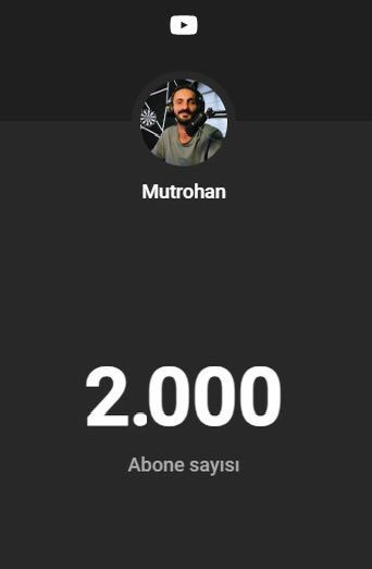 3000 5000 10.000 abonelere inşallah. Takip eden herkese teşekkürler! 
#youtube #abone #shorts 

youtube.com/mutrohan