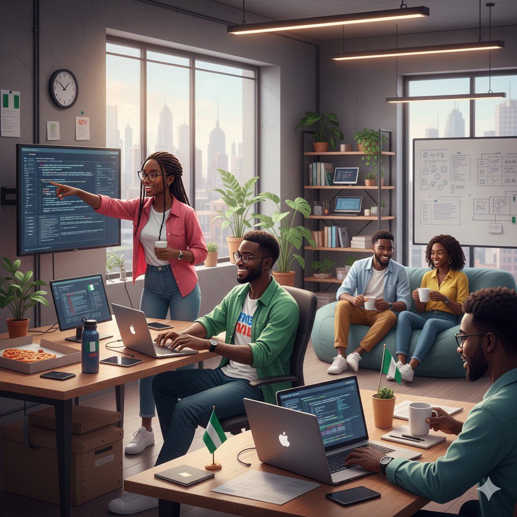 FavourDev_stack's tweet image. 🇳🇬 Happy Independence Day + Comedy Wednesday! 🎉
True freedom for Naija devs:
💻 Code runs without errors
🍲 Jollof to celebrate
⚡ NEPA stays on
🌐 Internet behaves 😅
We’re still debugging life, but we no dey give up! 🚀
#NigeriaAt65 #NaijaTech
