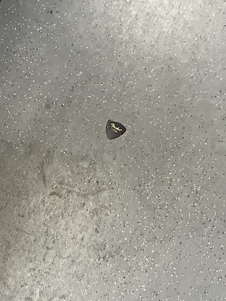 朝の西武国分寺線にFenderのピック。