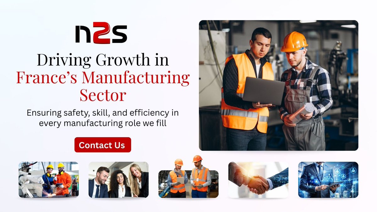 GlobalN2s36396's tweet image. Finding skilled manufacturing talent in France doesn’t have to be hard.  
Our vetted operators, engineers, and specialists are ready to join your team and keep production running smoothly. 
Connect with us today to strengthen your workforce
#net2source #n2s #staffingsolutions