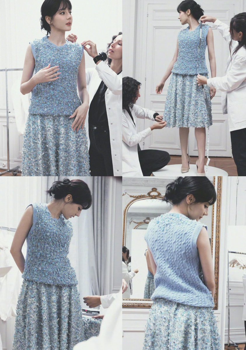 AliceTuPham's tweet photo. Little Dior Princess 
#DilrabaxDior #DiorSS26  #Dilraba #迪丽热巴 https://t.co/f60xI3VP6k