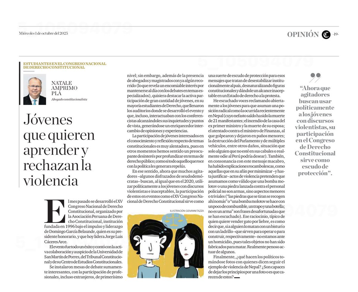 En El Comercio de hoy