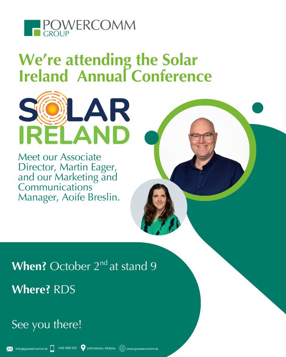 Meet us at the Solar Ireland Annual Conference at stand 9, tomorrow. We are happy to discuss our engineering services and how they may help your upcoming projects. See you then!
#solarireland #conference #networking