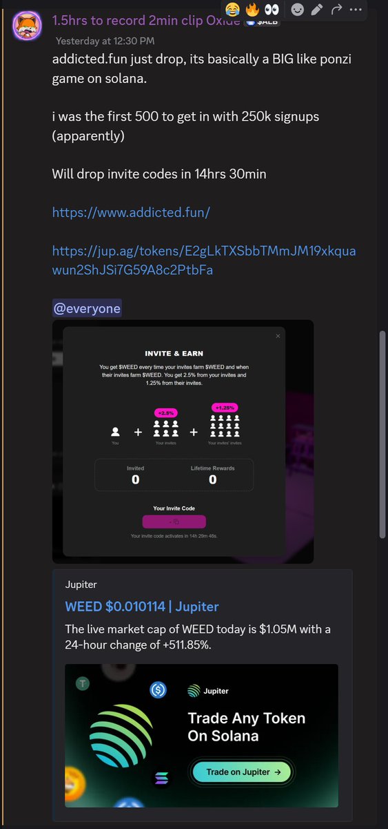 DopeOxide's tweet image. Just called a near 100x in Dope Pass 

My entry was $0.008, price currently sits at $0.7+

A pretty sight to wake up to

@addicteddotfun