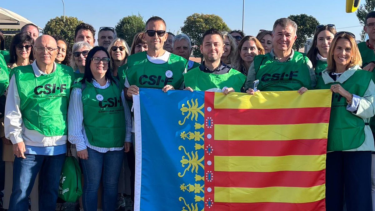 🟢 La delegación de la Comunidad Valenciana de CSIF, de camino a Madrid para la concentración de hoy frente al Ministerio de Sanidad.

📢 Por un nuevo Estatuto Marco que mejore las condiciones laborales del personal sanitario y la atención a la ciudadanía.

#EstatutoParaAvanzar