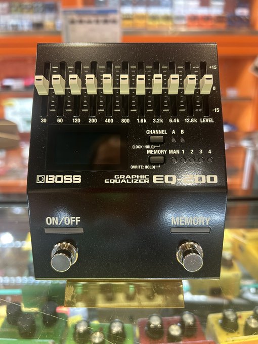 1484ssbs's tweet image. BOSS / EQ-200 Graphic Equalizerが入荷しました！
ワイドレンジの10バンド・イコライザーを2基搭載したギター／ベース用イコライザーです。

#BOSS
#Equalizer
#エフェクター

ご注文はこちらからお願いします！
ishibashi.co.jp/ec/product/495…