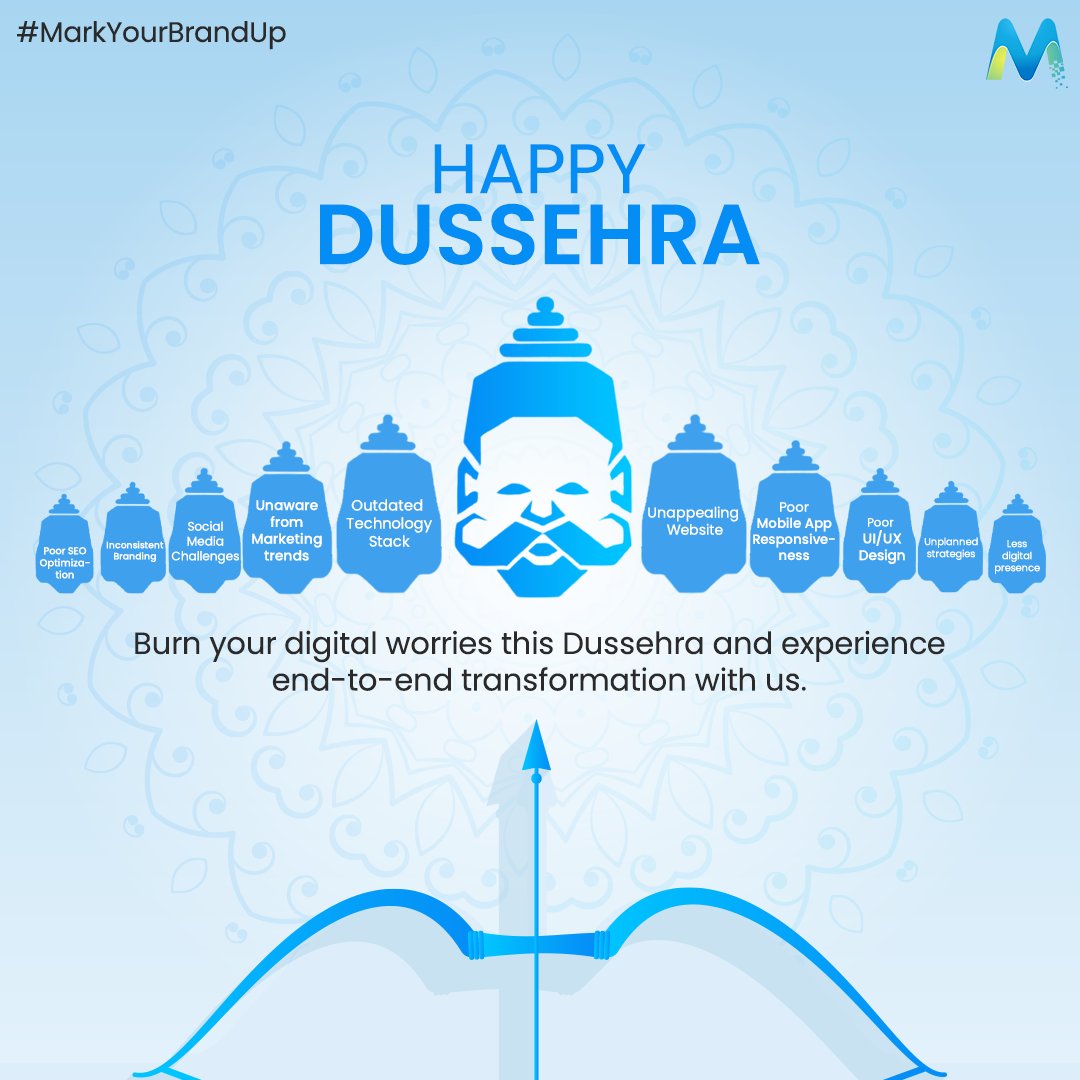markupdesigns's tweet image. This Dussehra, overcome your brand hurdles! 🎇
When your digital challenges stand tall, we step in as your brand transformation partner.

#HappyDussehra #DigitalSolutions #FestiveSeason #Dussehra2025 #MarkYourBrandUp #LifeAtMarkup #MarkupDesigns