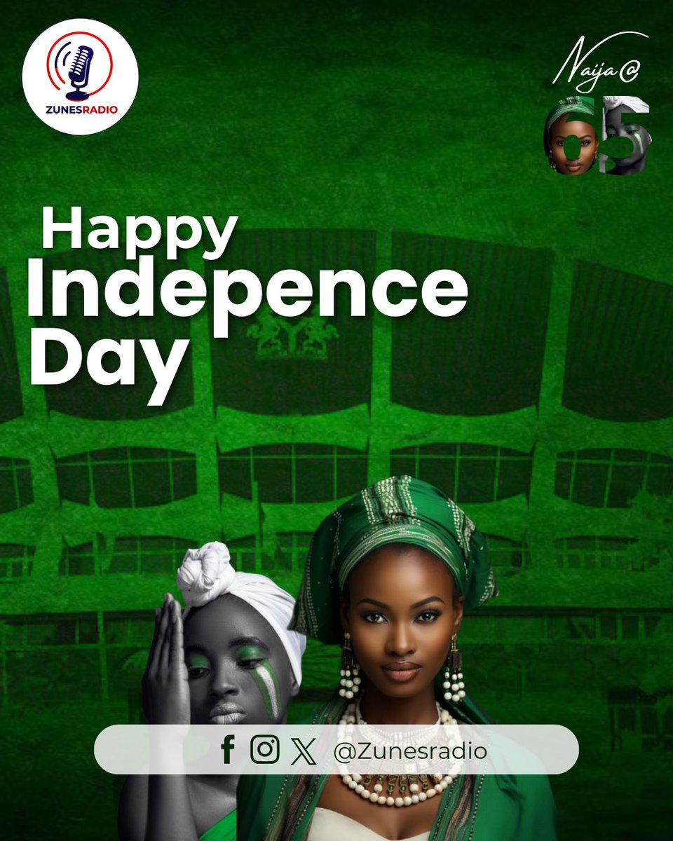 ZUNESRADIO's tweet photo. Let’s celebrate our journey, our culture, and our people. #happyindependenceday #October1st  🎆💚 https://t.co/LCGsVILRI9