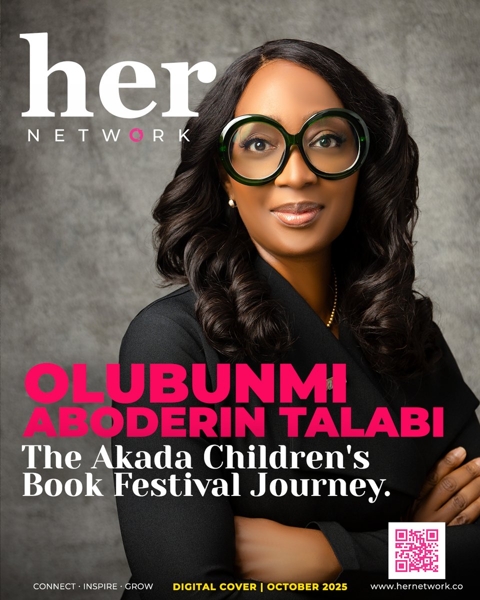 We are excited to introduce Olubunmi Aboderin Talabi (<a href="/bunmiaboderin/">Olubunmi Aboderin Talabi</a>), Convener of <a href="/AkadaFestival/">Akada Children’s Book Festival</a>, as our digital cover personality for OCTOBER! 💃🏽 hernetwork.co/it-is-importan…