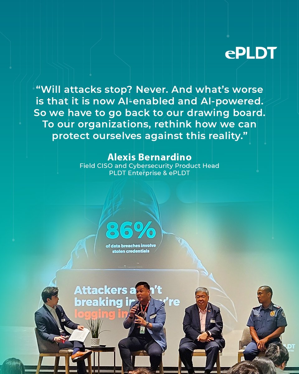 A timely reminder this Cybersecurity Awareness Month that the best time to strengthen your defenses is now.​

Schedule a FREE Security Posture Assessment: bit.ly/ePLDTFREESecur…