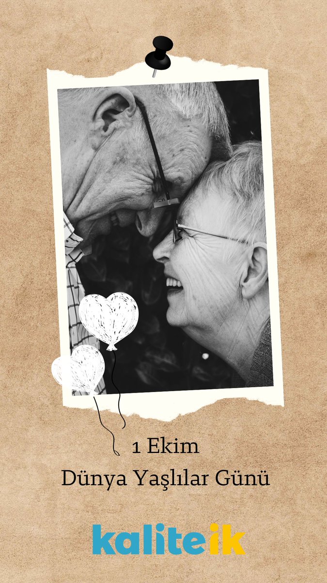 1 Ekim Dünya Yaşlılar Günü Kutlu olsun.
