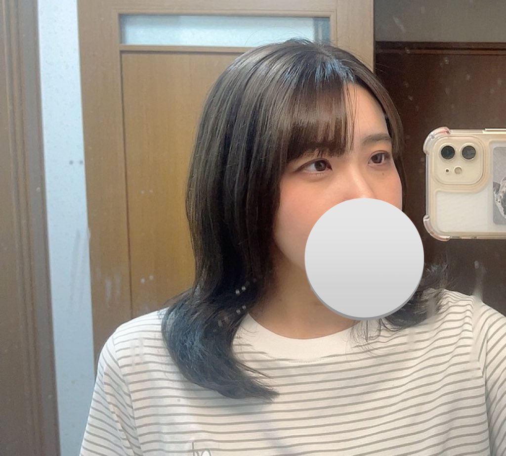 ehhh_apo's tweet photo. 髪色暗くなりましたー！
前髪も復活✨ https://t.co/BY6RNem25y