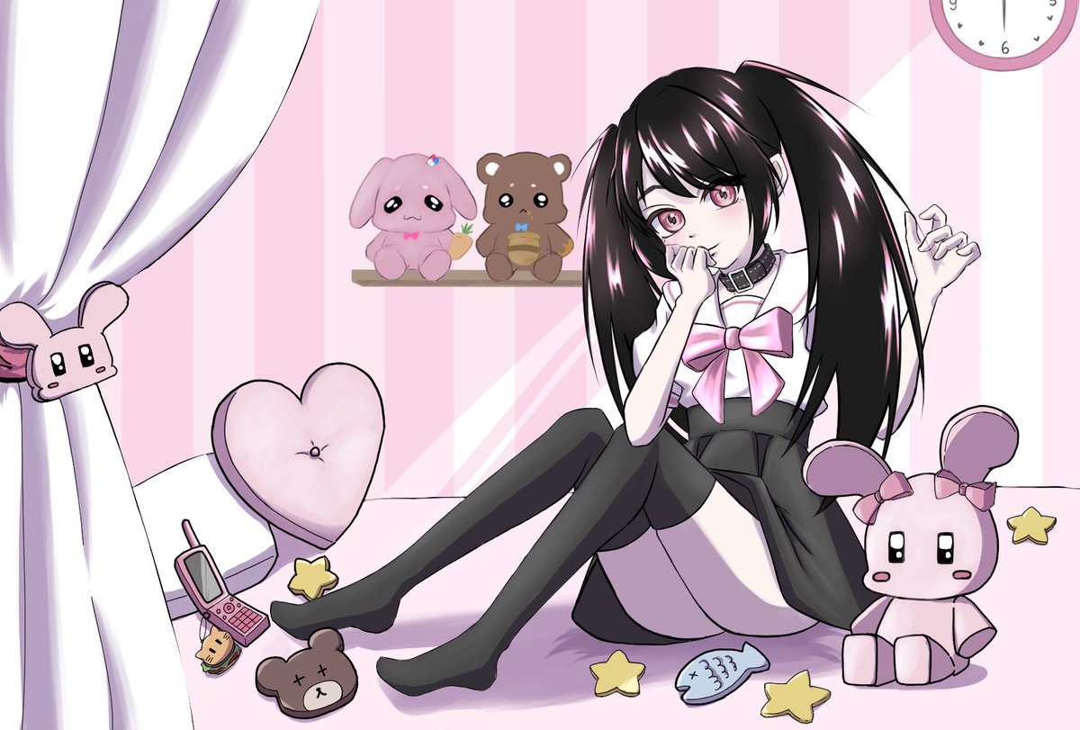 ゆめかわ💖🐇
#イラスト #illust #Skeb募集中