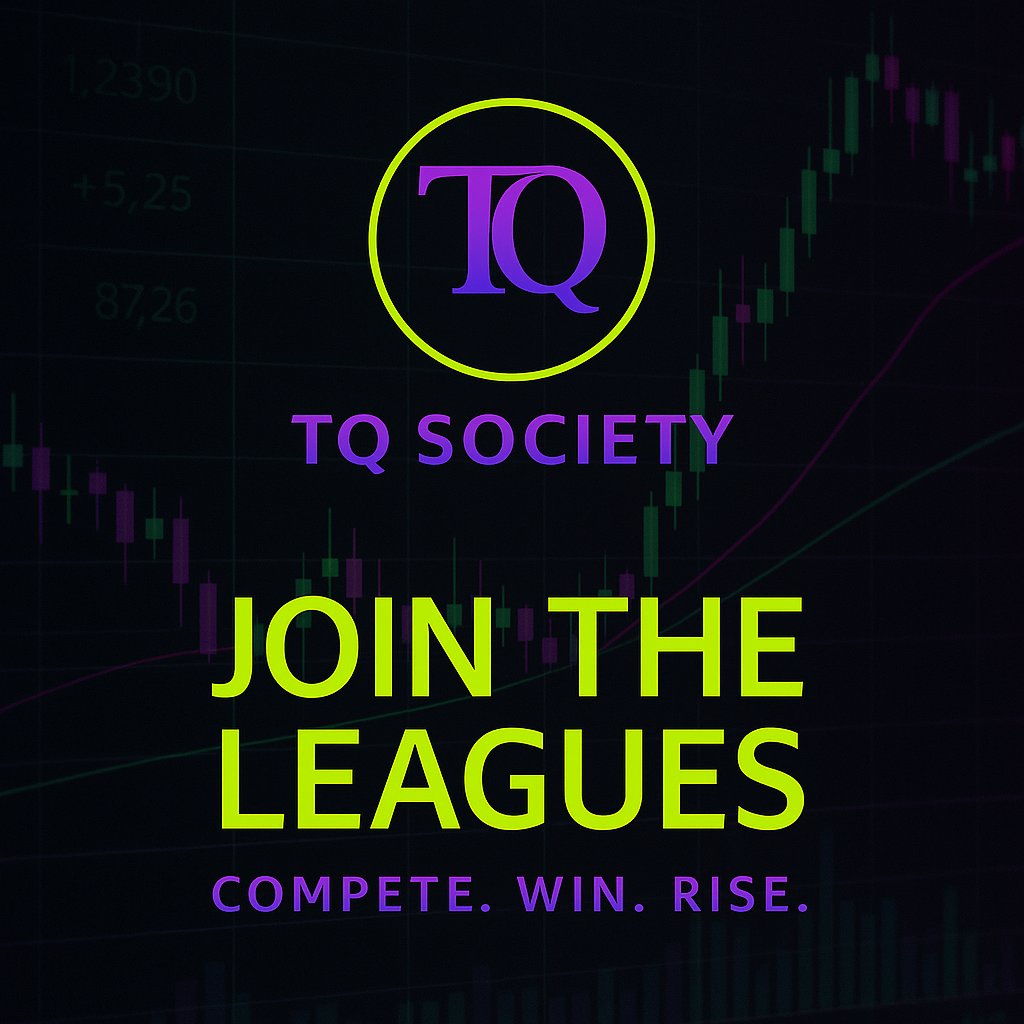 Join our Trade Quest Society and compete among other traders to win prizes!

Platform launch + native token launch scheduled for October 2025!

#Gaming
#Trading 
#launchingsoon