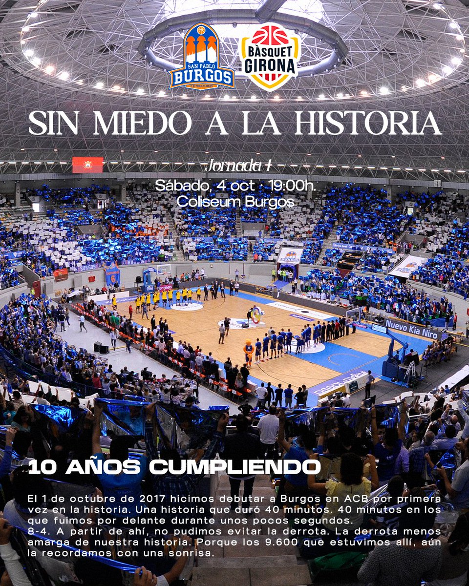 SanPabloBurgos's tweet image. 7 años después… volvemos a empezar. Sin miedo a la historia y con más ganas que nunca. 

Este sábado 𝒕𝒐𝒄𝒂 𝒗𝒐𝒍𝒗𝒆𝒓. #TocaCumplir 💙 

🎟️ sanpabloburgos.com/es/entradas/ve…