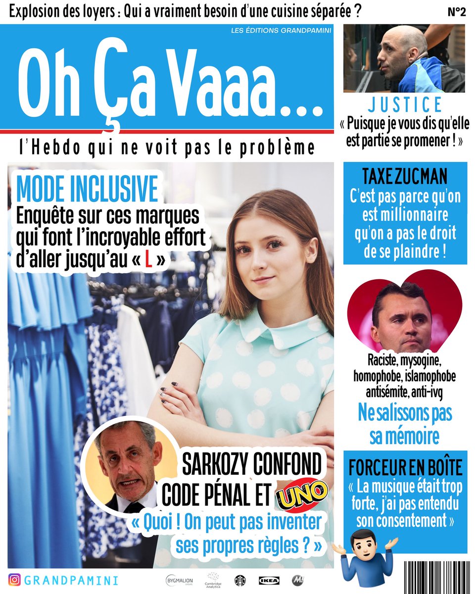 Un Mercredi sur deux, Les Éditions Grandpamini vous proposent une publication passionnante. Cette semaine découvrez un deuxième numéro de « oh ça vaaaa » le magazine qui trouve que vous exagérez un peu // Spécial bisous 💋 à la redac’ #grandpaminieditions