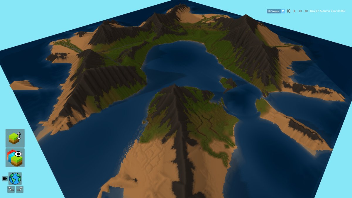 workingasint's tweet image. Shape breathtaking worlds in Terra Firma 2, a vast simulation that launches in Early Access on October 27🗺️ 

#WishlistWednesday #Simulator #Sandbox