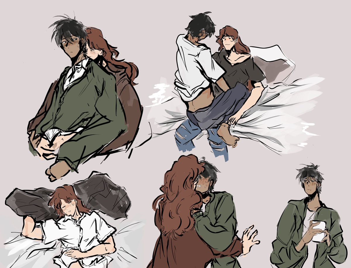 BiBiuksha's tweet photo. intimacy practice since i feel like i never do anything too spicy w my ship art #theoutlawsscarlettandbrowne #scarlettandbrowne #tosab https://t.co/Ga6cfqTxeN