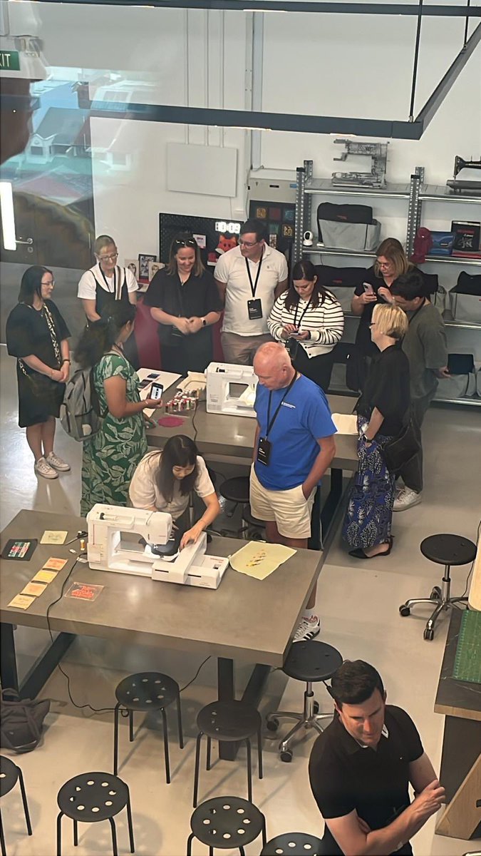 Never thought a visit to a sewing machine company could be so inspirational!

#bernina #ADS #AppleEvent #Singapore