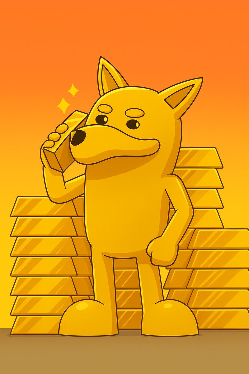 GoldOnBonk's tweet photo. Yooo it’s gold on bonk 

$gold $bxau https://t.co/Equ0yhrx8o
