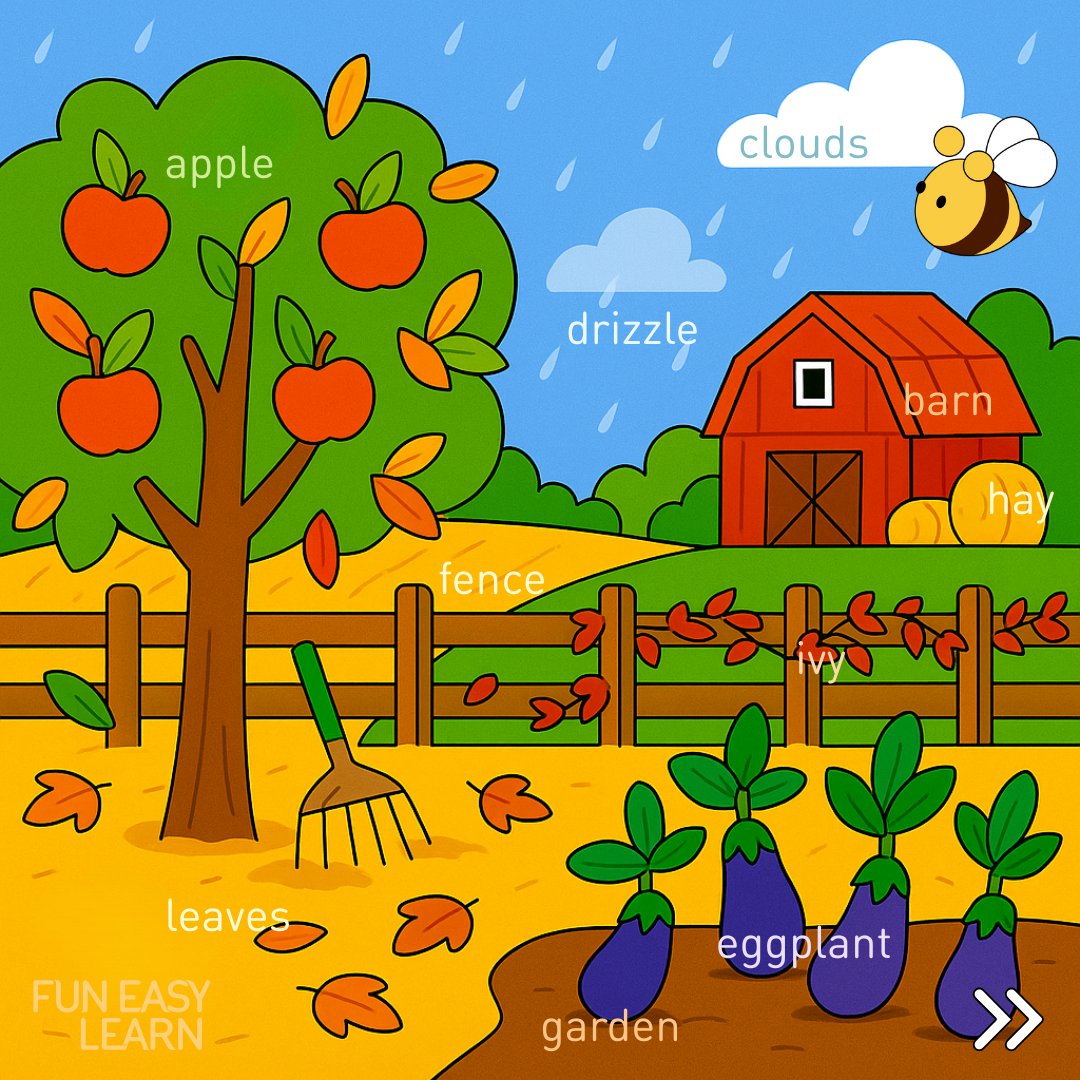 FunEasyLearn's tweet image. Fall is in the air!🍂
From #September’s nature vibes🍎
to #October’s #Halloween fun🎃
to #November’s #Thanksgiving coziness🦃
— #learn the autumnal #alphabet one #word at a time!
Find more #English words in our course:
🇬🇧funeasylearn.com/learn-english
🇺🇸funeasylearn.com/learn-american…