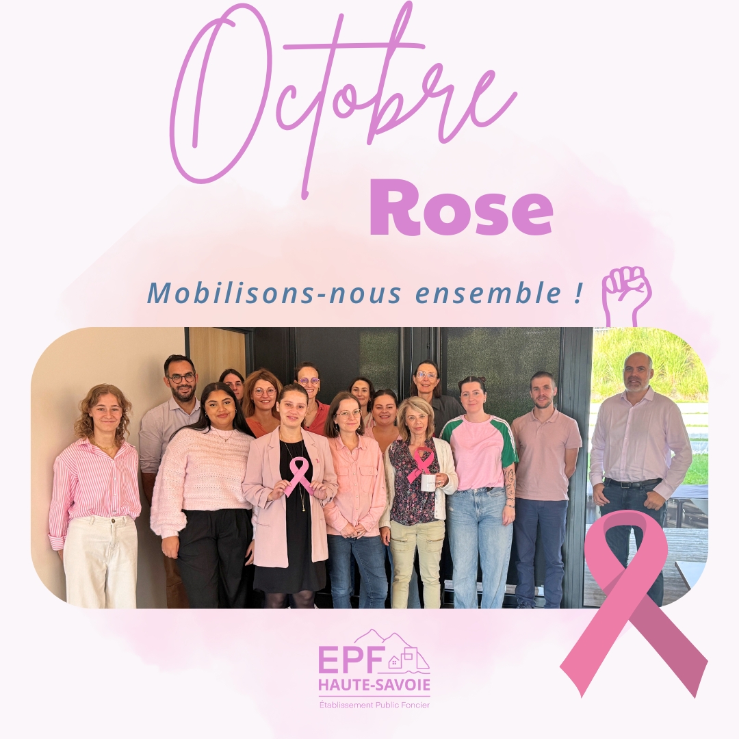 epfl74's tweet image. 🎀 Octobre Rose 🎀

Aujourd’hui, les équipes de l’EPF 74 se mobilisent en rose 💗 pour soutenir la lutte contre le cancer du sein.

Un message simple mais essentiel : le dépistage sauve des vies. 🌸

#OctobreRose #Prévention #Santé #EPF74