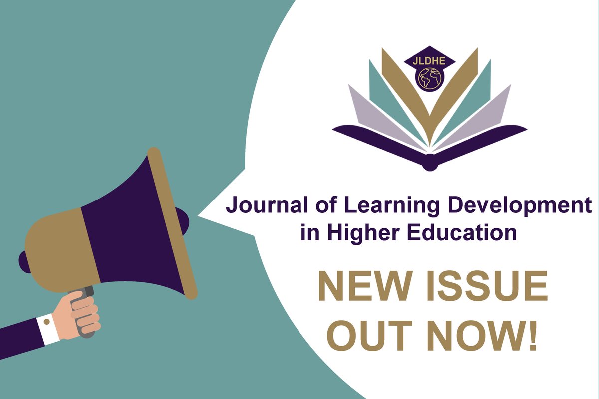 We are delighted to announce that Issue 37 of the Journal of Learning Development in Higher Education, which is our Special Issue containing ALDinHE Conference Proceedings and Reflections, has now been released and is free to access here: journal.aldinhe.ac.uk/index.php/jldh… #LoveLD #JLDHE