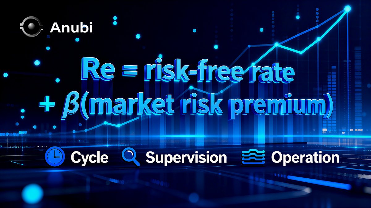 Anubi_sab's tweet image. CAPM says equity cost = risk-free + β(market premium).

But in infra, β isn’t theory — it’s cycles, regulation, ops risk.

Public miners raise at &amp;lt;10%, while VC-backed infra pays 25%+.

That gap is everything. ⚖️
#CAPM #DePIN #Finance