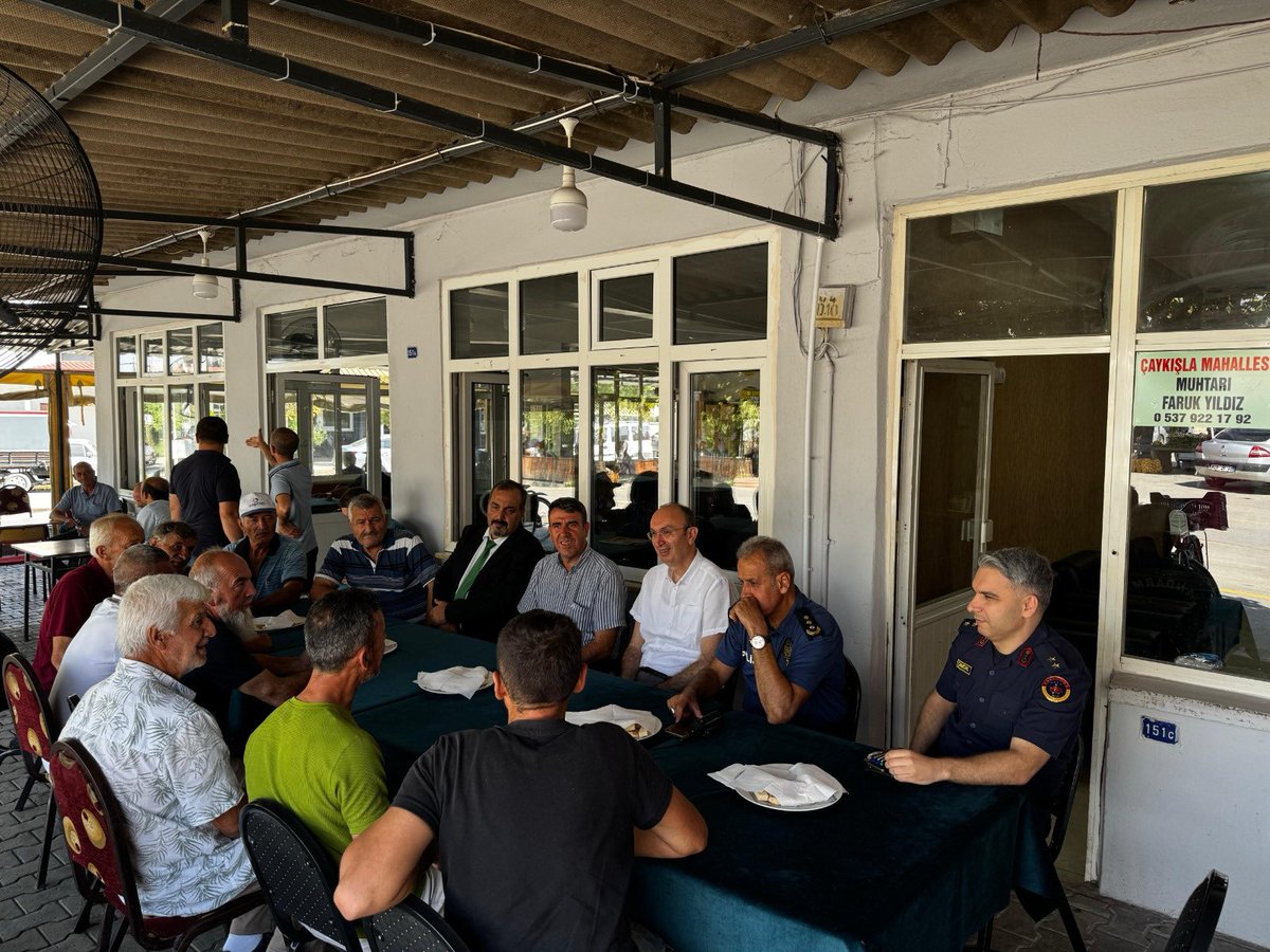 Kırsal Mahalle ziyaretlerimiz kapsamında Çaykışla Mahallemizde Muhtarımız ve köy sakinlerimizle bir araya geldik.