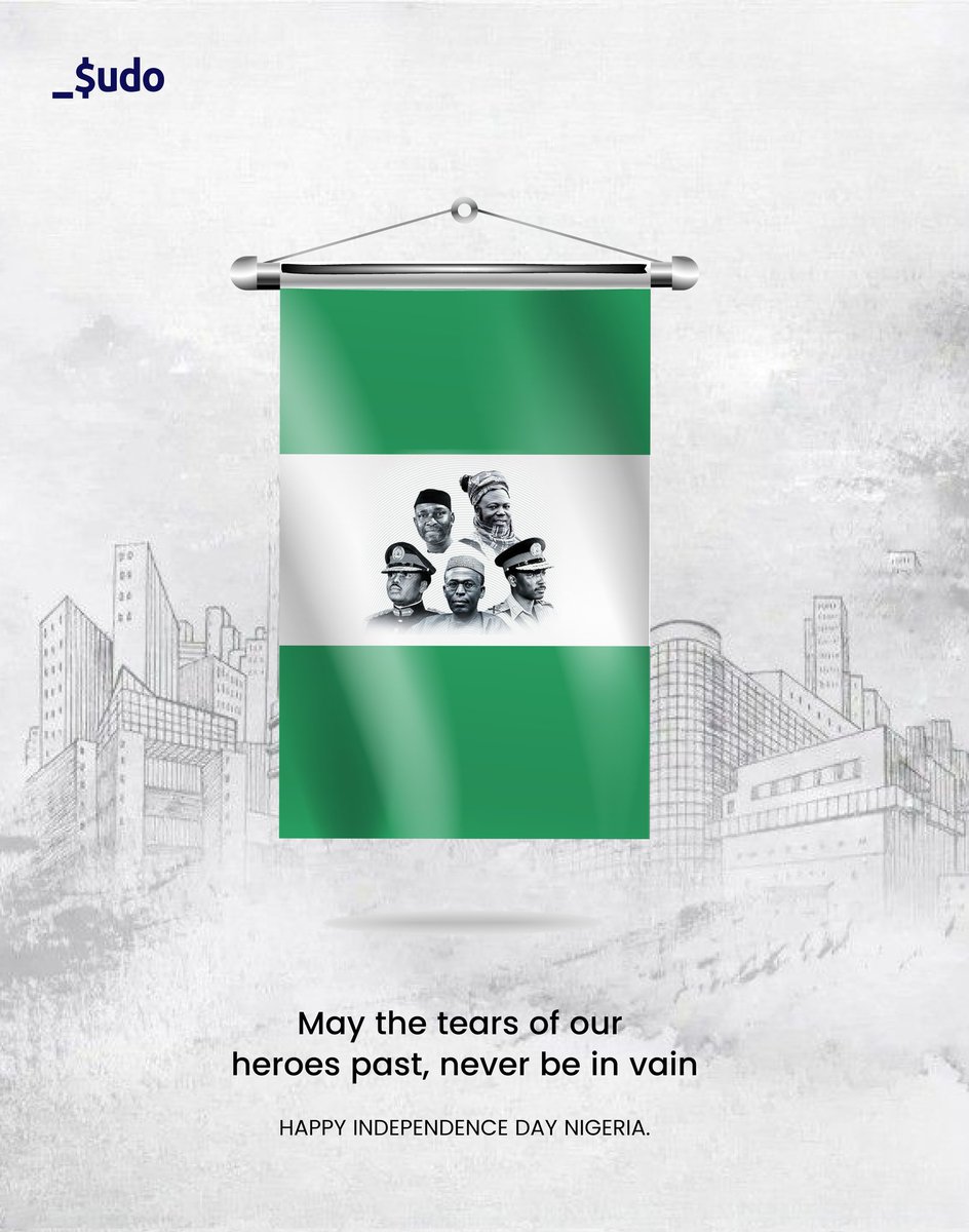 May the courage of yesterday light the hope of today.

Happy Independence Day Nigeria🇳🇬

#independenceday
