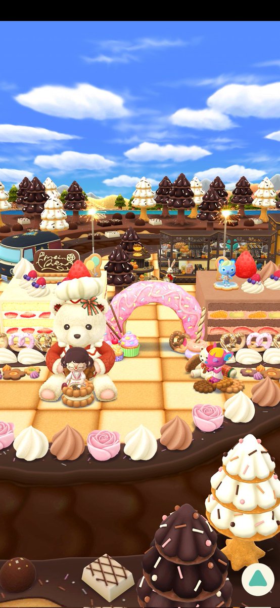 kittynyaaaa's tweet photo. 大好きなポケ森、サ終後にコンプリート版に引き継いでさらに楽しんでたけど昨日で新規家具イベントも終了😭ありがとうございました！
既出イベも最後の最後まで遊び倒します！
【最後の新作たちで作ったもの】
👗おとぎばなし
💃🏻劇場
🍔フードフェス
🎂スイーツタウン https://t.co/Hf6KftZKop