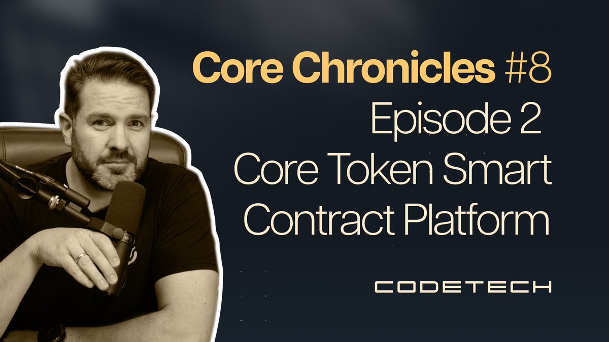 🚀 Core Chronicles #8 Episode 2 is live!
We’re showcasing the Core Tokenizer Platform — a no-code, compliance-native beast that turns real-world assets into tradable digital instruments.
Watch it in action 👉 youtu.be/v1dB5KaGF40