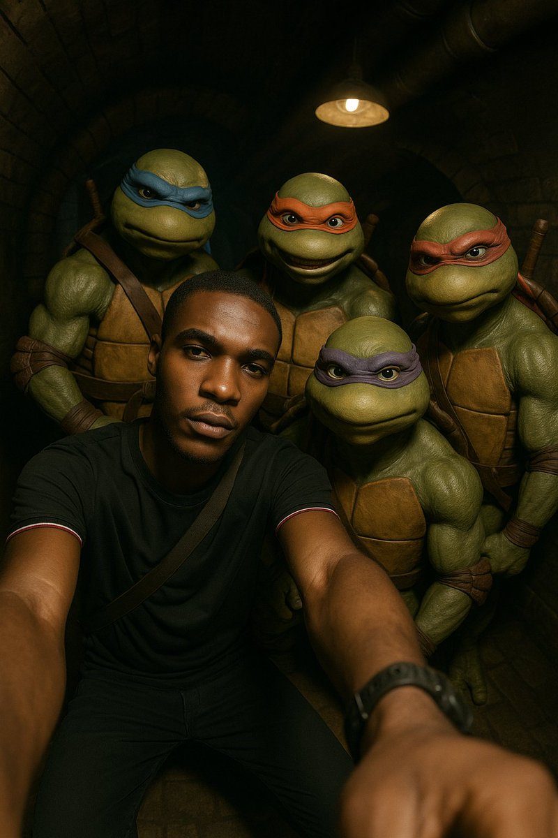 muby_tech's tweet image. I finally meet the Ninja Turtles 🎭  @Onlgigs made this possible #Gm #gigs #Web3 #Crypto #mubytech