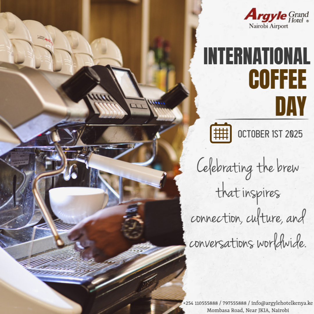 ☕ Happy #InternationalCoffeeDay!
From Kenya’s rich coffee heritage to every cup shared worldwide, coffee is more than a drink — it’s culture, connection, and conversation. 🌍✨ <a href="/coffee/">☕️</a> #TrendingNow