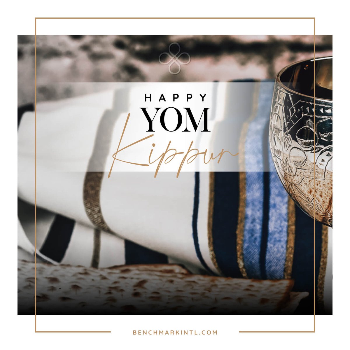 benchmarkgroup's tweet image. On this day of reflection and renewal, may you find peace, comfort, and hope. Wishing everyone a Yom Kippur filled with meaning and strength.

#YomKippur #BenchmarkInternational