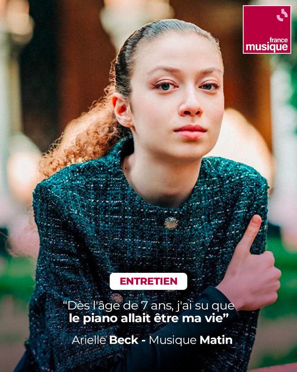 À 16 ans, Arielle Beck sort son premier album, "Des lunes et des feux", consacré à Brahms, Schumann et à ses propres compositions. Rencontre avec une pianiste prodige et mature ➡️ l.francemusique.fr/xS8