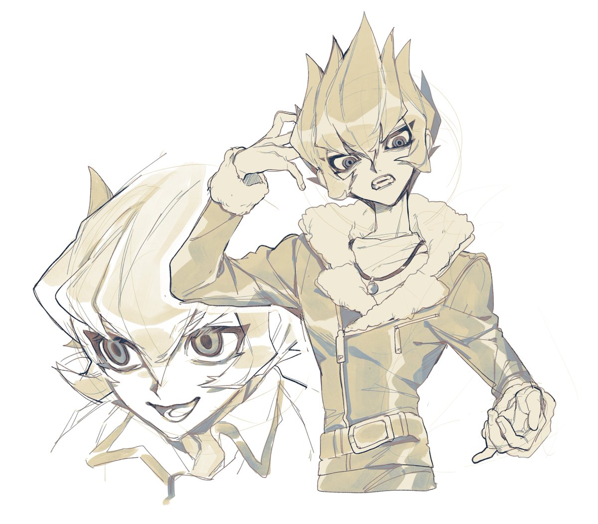 「最近描いた遊戯王ZEXAL(とARC-V)の落書きFAです」|はね公のイラスト