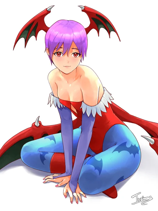 リリスちゃん描きました