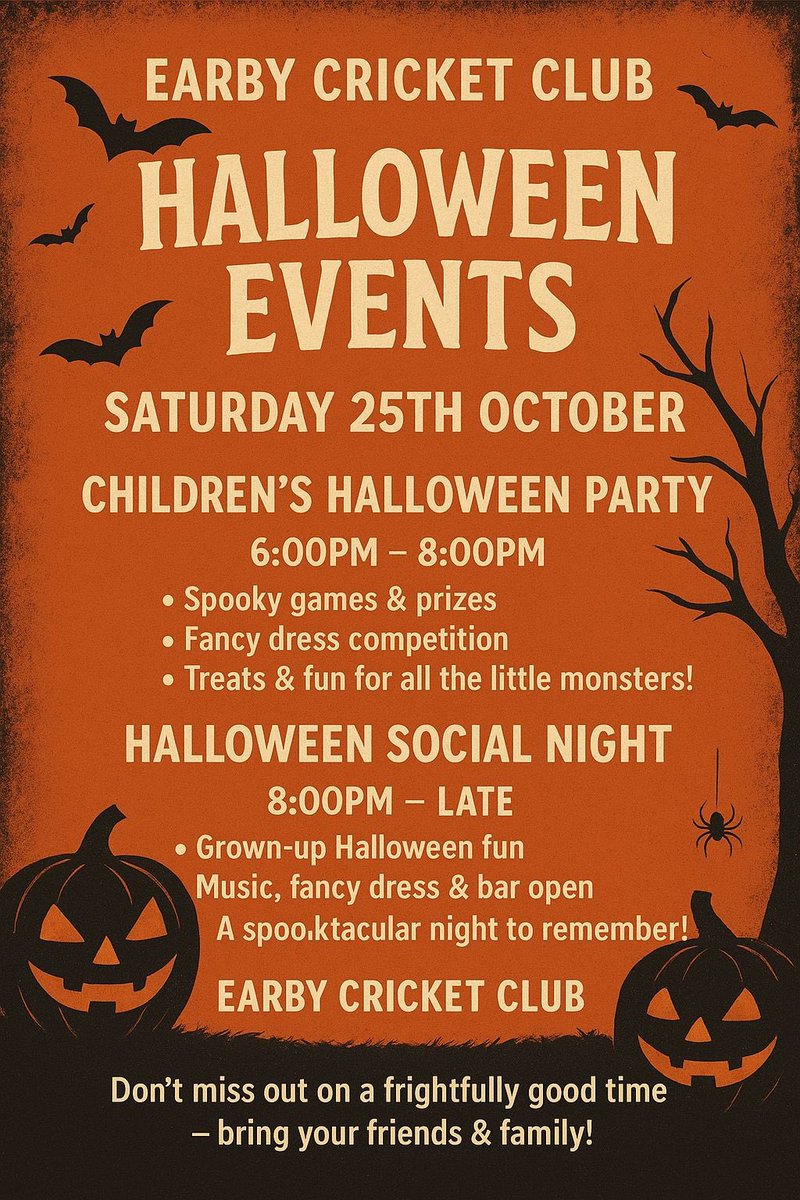 Halloween Spooktacular 👻👻

Saturday 25th October

earbycc.co.uk/post/halloween…