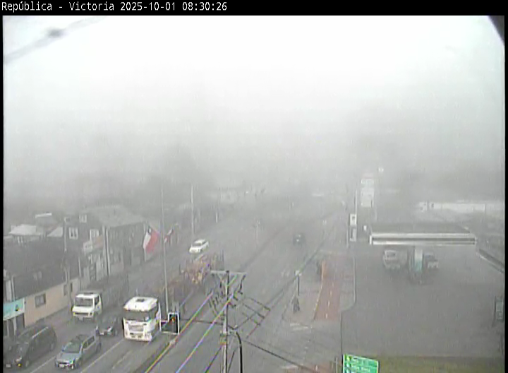 TTILosLagos's tweet photo. PRECAUCIÓN (08:32) Bancos de neblina y humo en sectores del centro - poniente en #Osorno. Conduzca atento a las condiciones del tránsito. #Ovejería #Rahue #Francke https://t.co/xmoxvkwpft
