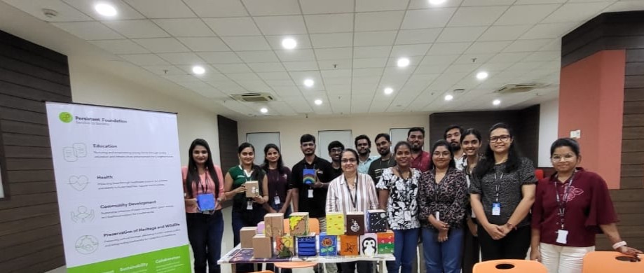 CSR_Persistent's tweet image. We enjoyed a fun Gullak Painting activity with our volunteers. These special piggy banks will be gifted to tribal students to help teach the value of saving and financial literacy. It’s inspiring to see how a little creativity can spark big dreams and brighter futures. #CSR