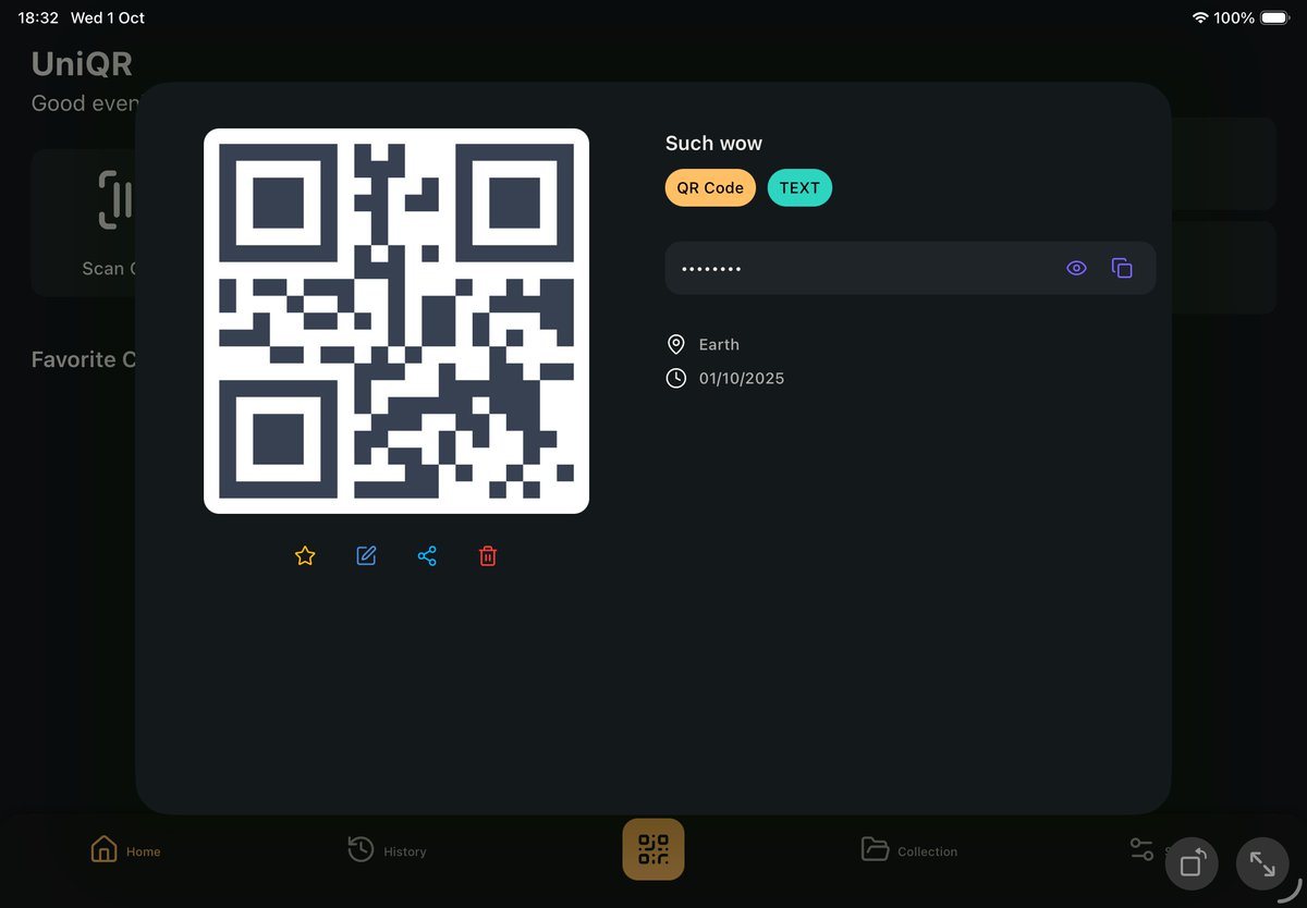 noahbuildapps's tweet image. Working on iPad support today. Utilities apps with no tablet  interface is a crime.

#buildinginpublic #uniqr #iteratefast