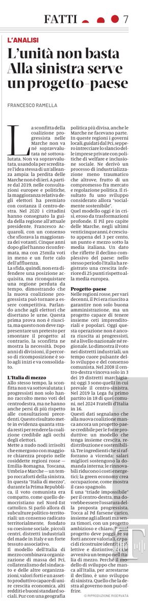 Una coalizione ampia forse è necessaria per battere le destre. Ma da sola non basta. Serve un progetto: riempire di contenuti un contenitore.