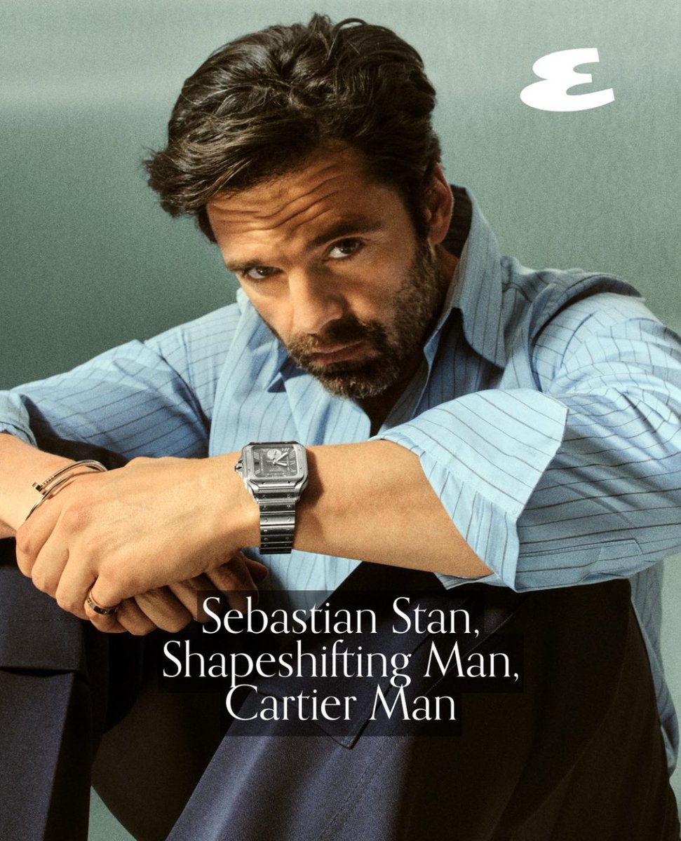 Sebastian Stan as <a href="/Cartier/">Cartier</a>’s friend of the house, photographed for Esquire Singapore.