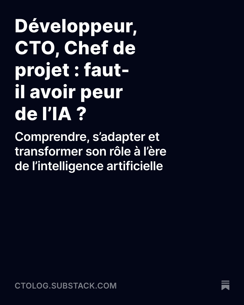 kamel_laimene's tweet photo. Développeur, CTO, Chef de projet : faut-il avoir peur de l’IA ?

https://t.co/ThxCyZdMlW

#cto #ia #chefdeprojet #dev https://t.co/nXqJNXf37t